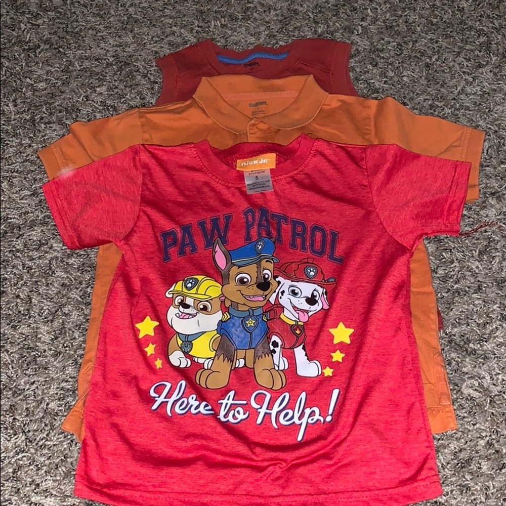 Three boys shirts